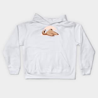 Sleepy Yoga Sloth Kids Hoodie